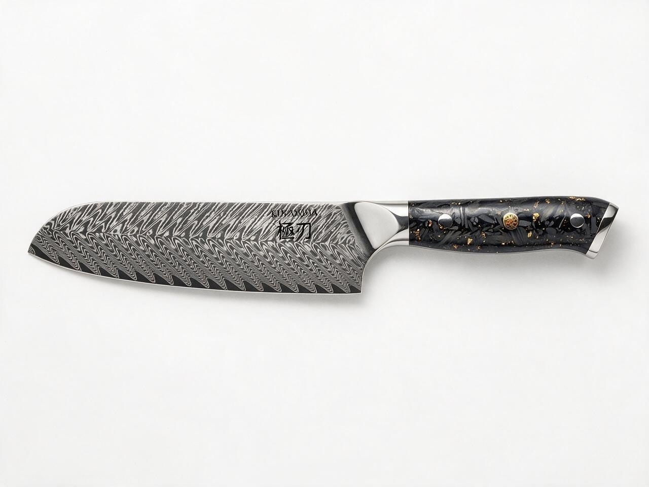 Set 3 Couteaux japonais sumi - Santoku , Nakiri , Chef